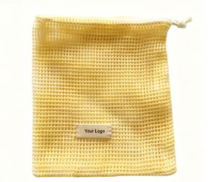 Bolsas de Malla de Algodón con Cordón, Reciclables y Naturales, de 11*13 cm, con Etiqueta Personalizada, para Jabón, Cosméticos, Champú y Loción - Product Image 3