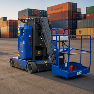 Certifié CE, élévateur vertical tout-terrain 7,2 m, 8 m, 10,65 m, 200 kg, mât robuste, service personnalisé - Product Image 2