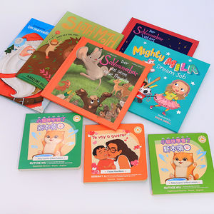 Stampa Offset del libro su ordinazione del bordo del bambino della scheda del bambino di stampa del libro per bambini per la carta di arte dell'inchiostro di soia - Product Image 2