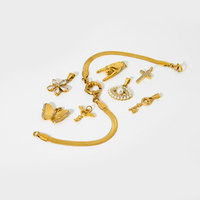 Bracelet DIY en acier inoxydable pour femme, chaîne serpent, chaîne cubaine, bijoux en acier inoxydable en gros