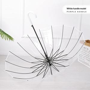 Parapluie transparent en guise de cadeau promotionnel, parapluie à auvent transparent pour la promotion de la marque, les événements et les cadeaux de campagne - Product Image 4