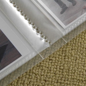 Album <span class=keywords><strong>photo</strong></span> compact en plastique PP de 3 pouces, haute qualité, sans acide, reliure thermique, design 3 grilles, capacité 84 photos, format 2R, pour bébé et famille - Product Image 5