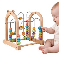 Jouet éducatif Montessori en bois, labyrinthe à billes, montagnes russes, STEM, pour les tout-petits