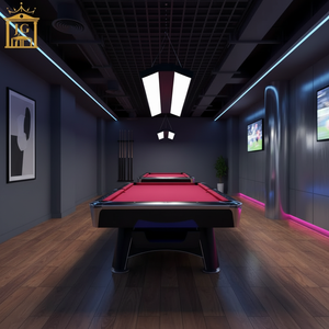 Table de billard américaine de 9 pieds faite <span class=keywords><strong>maison</strong></span> avec système de retour automatique des billes, construction en bois massif, prévente à prix réduit - Product Image 2