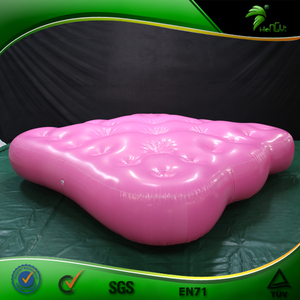 Cama <span class=keywords><strong>Inflable</strong></span> <span class=keywords><strong>Gigante</strong></span> Rosa Muy Suave en Oferta, Colchón <span class=keywords><strong>Inflable</strong></span> de PVC para Recostarse - Product Image 3
