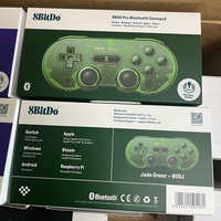 Manette sans fil 8Bitdo SN30 Pro avec bouton Turbo, gyroscope six axes, moteur de vibration, compatible Mac, iOS, Android