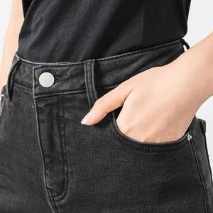 <span class=keywords><strong>AMENO</strong></span> Jeans décontractés à poches pour femmes de haute qualité pour l'automne - Product Image 5