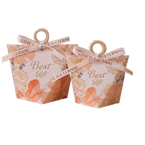 Best Seller Triangular Gold Foil Print Paperboard Packaging Box Candy Snack <strong>Chocolate</strong> Favors Christmas <strong>Halloween</strong> Wedding Party - Product Image 5