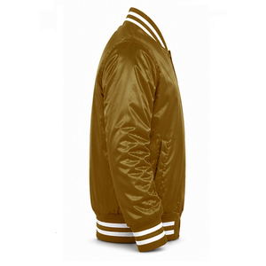 Hot Selling Lightweight Comfortable Satin <b>Jackets</b> For <b>Men</b> Custom Color Quick Dry <b>Men</b> Satin Varsity <b>Jackets</b> Outdoor Fashion Wear - Product Image 5