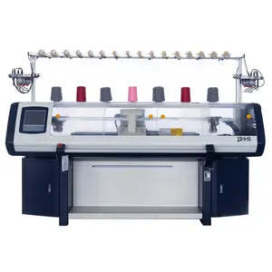 Automatische Single, Double System Computerized Flat Sweater Flat Collar Strick maschine