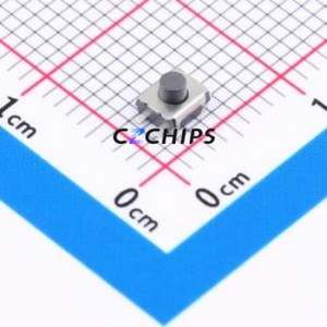 TS-1071SA-A4B3-D4 Tactile Switch SMD,3x3.5mm Switch Single Pole Single Throw Round Button 2.5N Vertical Mount - Product Image 1