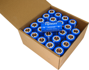 แบตเตอรี่ Tipsun 32700 ผลิตในจีน เซลล์แบตเตอรี่ 32700 3.2v 6000mah ลิเธียม - Product Image 3