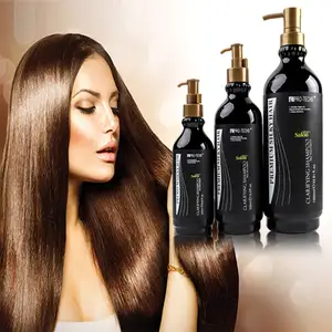 Shampoing éclaircissant à base de kératine et de collagène pour cheveux, produit d'origine