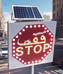 Thâm quyến nhà máy chất lượng cao năng lượng mặt trời Powered giao thông dẫn dấu hiệu dừng lại - Product Image 5