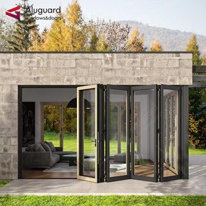 Véranda en alliage d'aluminium Porte-patio acoustique en accordéon Hurricane Impact Coulissante Pliante <span class=keywords><strong>pour</strong></span> Intérieur <span class=keywords><strong>pour</strong></span> Villa Maisons - Product Image 4