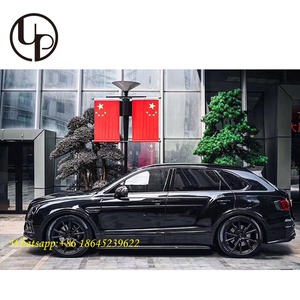 Alerón difusor de labio delantero de fibra de carbono W12, parachoques de coche estilo <span class=keywords><strong>M</strong></span> para Bentayga W12 15-19y, Kits de cuerp - Product Image 6