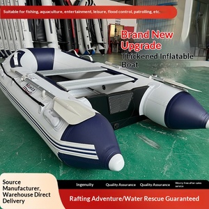 Bateau pneumatique <span class=keywords><strong>de</strong></span> sauvetage et <span class=keywords><strong>de</strong></span> prévention des inondations <span class=keywords><strong>de</strong></span> 3,8 m, épaissi, capacité 320 kg, pour la pêche - Product Image 2