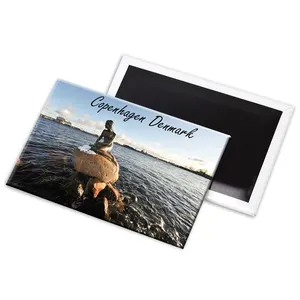 Supplier Tin Friget Magnet Mermaid Souvenirs Fridge Magnet Custom Made in Copenhagen Denmark Minimalist Christmas Custom Shape