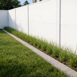 Clôture modulaire en aluminium de qualité supérieure avec <span class=keywords><strong>panneau</strong></span> composite en magnésium, certifiée CE, anti-corrosion, pour jardin, villa, cour, aménagement paysager extérieur - Product Image 1