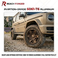 Jantes forgées de style Beadlock tout-terrain certifiées DOT pour Mercedes Classe G Overland Build