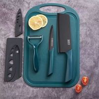 Ensemble de couteaux Buck-1, lame droite polie de 4 à 5,9 pouces, ensemble de couteaux de cuisine