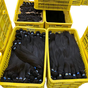 Extensiones de Cabello Humano Liso Grado 10A de Fabricante, Paquetes de Cabello Remy Premium con Cutícula Alineada y Sin Caída - Product Image 1