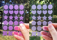 Autocollants de détection UV imperméables pour points de protection solaire, patchs de détection de rayonnement UV, points de détection SPF pour rappel de réapplication