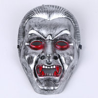 Breloques d'Halloween, masque intégral en plastique, masque de vampire de terreur rétro, décoration pour événement, fournitures de fête