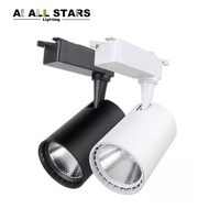 Focos Modernos de Alta Luminosidad para Riel de Iluminación Comercial, 12W 20W 30W 40W, Foco LED de Aluminio para Riel