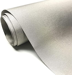 Cinza Prata Poliéster Níquel Cobre Tecido Tecido <span class=keywords><strong>Anti</strong></span>-Microondas Radiação & EMF Proteção Metálico Tecido Produto Categoria - Product Image 4