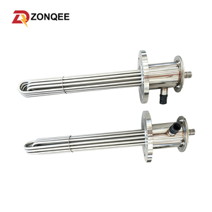 Elemento Calefactor Tubular con Brida <span class=keywords><strong>de</strong></span> 18kw 25kw, <span class=keywords><strong>Calentador</strong></span> Eléctrico <span class=keywords><strong>de</strong></span> <span class=keywords><strong>Agua</strong></span> por Inmersión en Aceite con Termostato - Product Image 1