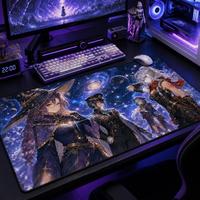 Tapis de souris de jeu en caoutchouc 600x350x2mm avec bords cousus, tapis de bureau en stock