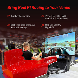 Cockpit de simulation de course RenixSim F1 MAX avec écran de 55 pouces, système de mouvement dynamique 4 DOF, expérience de course professionnelle de divertissement - Product Image 2