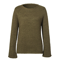 Pull-over long décontracté et confortable pour femme, motif uni, idéal pour les tenues d'automne et de printemps