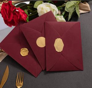 定制设计透明金色印花奢华亚克力请柬卡亚克力结婚请柬带信封 - Product Image 6