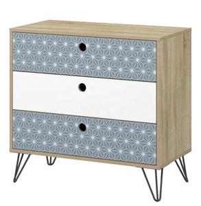 Wholesale New Design <strong>White</strong> Sturdy <strong>Bedside</strong> Stand Large Storage Space 2 Drawers Nightstands Acryl Nightstands for Bedroom - Product Image 5