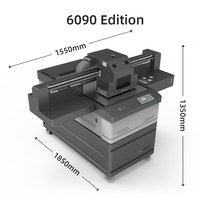 Impresora UV Industrial con Certificación CE Faith, Impresora Plana y Cilíndrica Todo en Uno para Impresión de Carcasas de Tabletas