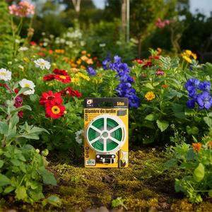 Fil de ligature de jardin Erpsl 50m vert, boîte de 12 pièces, qualité industrielle pour le soutien des plantes - Product Image 3