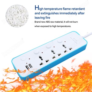 Oem <span class=keywords><strong>3</strong></span>-cách công nghiệp mở rộng dây với độc lập chuyển đổi ánh sáng USB powered ổ cắm cho các ứng dụng công nghiệp 110V đánh giá - Product Image 3