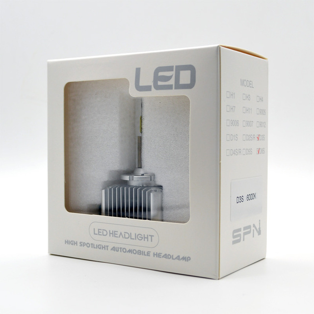 D Series D1R D1S D2S D3S D4S D5S D8S Xenon Replacement LED Headlight New 12V Hid Light Bulbs 6000K 6500K 8000K Color Aluminum