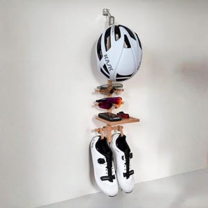 Étagère murale multifonctionnelle réglable en bois moderne, idéale comme cadeau pour les <span class=keywords><strong>cyclistes</strong></span> et les salons - Product Image 1