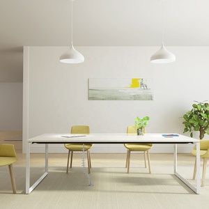 Estación de Trabajo Modular Extensible Moderna para 4 Personas con Diseño de Bancos para Espacios Amplios y Equipos de Tamaño Mediano - Product Image 1