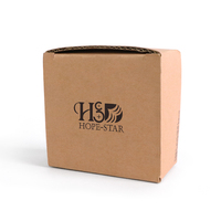 Boîtes en papier d'expédition en carton ondulé avec logo personnalisé