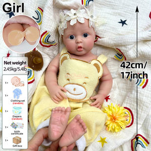 Muñecas Reborn de Silicona Suave de Cuerpo Completo para Niñas, Piel Pintada en 3D, Muñeca de Colección de 17 Pulgadas, Realista y Anatómicamente Correcta - Product Image 2