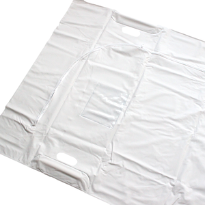 Heavy Duty <span class=keywords><strong>Funeral</strong></span> Supplies Corpse Bag PEVA PVC Death Cadaver Mortuary Body Bag para adultos Cuerpo muerto - Product Image 1