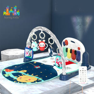 Alfombra de Juego para Bebés con Diseño de Conejo de Dibujos Animados, Educativa y Deportiva, con Piano y Pedales, de Algodón/Poliéster - Product Image 2
