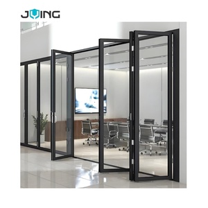 Jendela Geser Aluminium Alloy JYing |   Desain Tanpa Bingkai Lipat Ganda |   Efisien Energi & Dapat Disesuaikan - Product Image 1