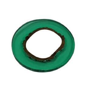 Agate <b>Stone</b> Clear <b>Resin</b> Coaster / Mats & Pads Coaster 6pcs One Set Hot Sale Kitchen Table Decor Table Coasters Mats Set - Product Image 4