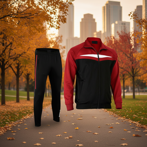 Ensemble de survêtement unisexe personnalisé Eagle View en coton respirant et écologique, grande taille, avec pantalon de jogging et sweat à capuche imprimé numériquement pour l'automne - Product Image 3