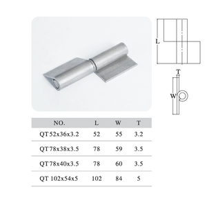 La surface peut être galvanisée et utilisée pour la charnière de soudure de forme spéciale sur les portes et les fenêtres lourdes - Product Image 4